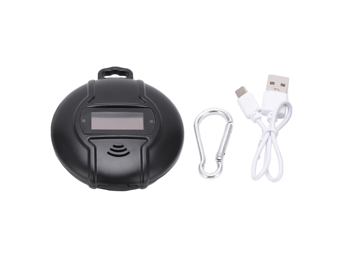 Repelente Ultrasónico Solar Portátil Para Plagas Con Brújula Usb, Recargable A 5 V.