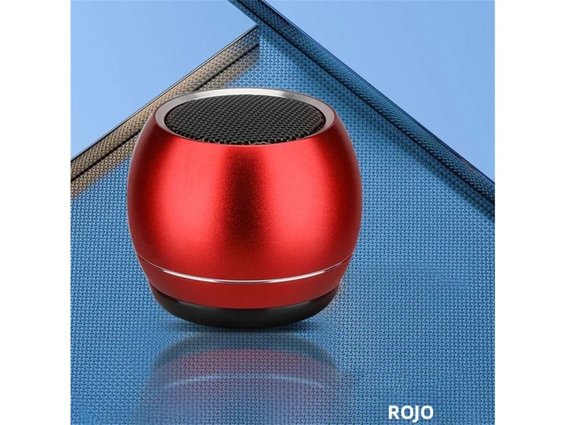 (rojo) Mini Altavoz Estéreo Inalámbrico Portátil Conectado U3 Tws