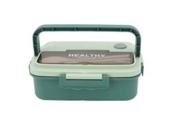MEOIRUERY Bento Box Plástico 3 Compartimentos 1000ml Apto para Microondas para Niños Adultos Estudiantes Trabajadores