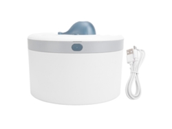 Humidificador Usb De Vapor Frío De 1,5 L Con Luz Nocturna, Apagado Automático Y Funcionamiento Silencioso Para Dormitorio U Oficina.