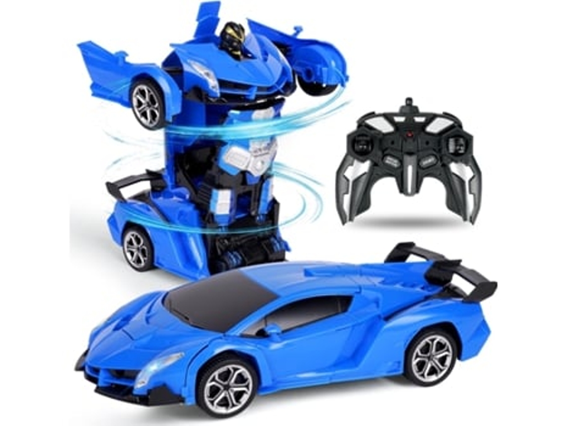 Coche teledirigido transformable, juguete robot 118. Panoona.