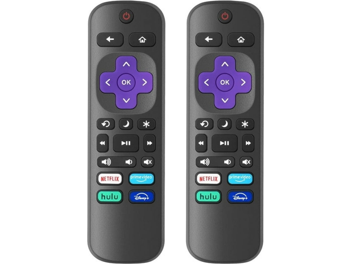 Control remoto de repuesto para Roku TV, control remoto universal compatible con Roku TV con control remoto infrarrojo, reemplazo fácil de usar para Roku TV