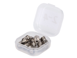 10 Piezas Boquillas De Impresora 3d Mk8 Acero Inoxidable 1.75mm Cabezal De Extrusión Accesorios 0.5mm