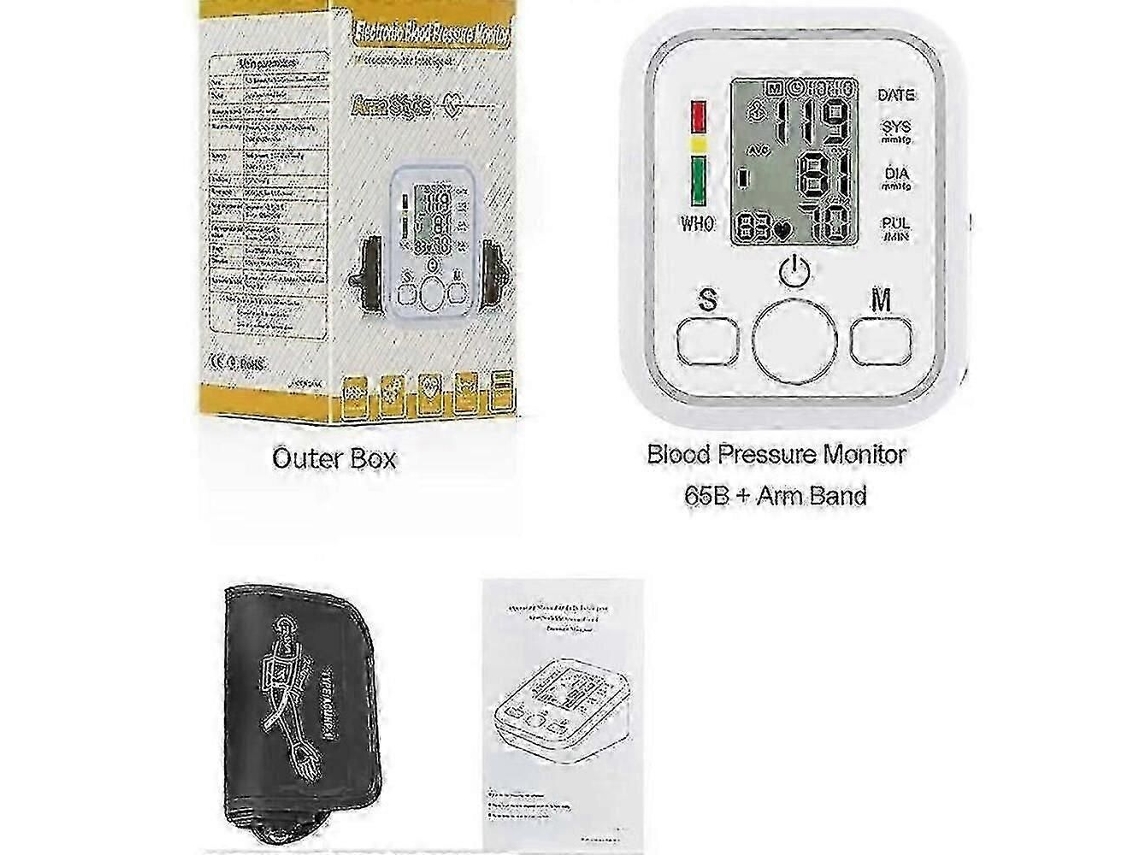 Monitor electrónico de presión arterial para el brazo, uso doméstico, medición completa de la presión arterial en el brazo GOKOCO