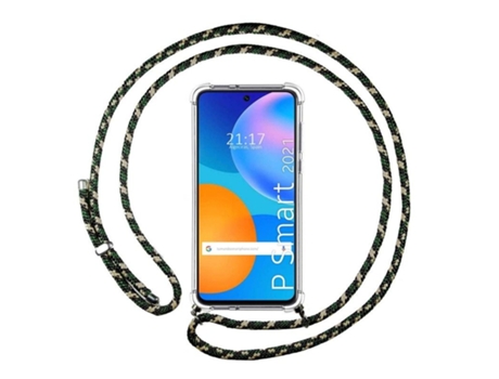 Carcasa Huawei P Smart 2021 TUMUNDOSMARTPHONE Colgante Verde