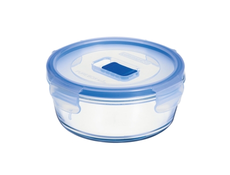 LUMINARC Pure Box Active - Recipiente Hermético 0.67L con Válvula en Vidrio Templado
