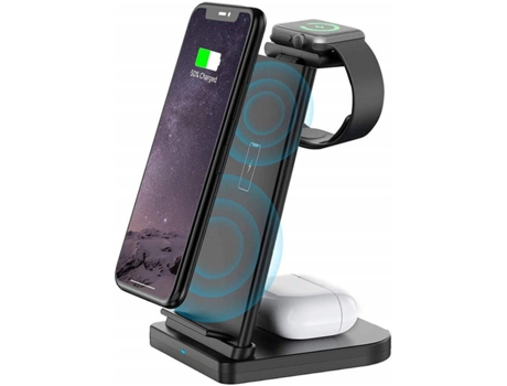 Cargador Inalámbrico CHRONUS WC7421119zx Negro
