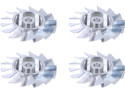 Turbina De Ventilador De Aluminio, 100.000 Rpm, 27 Mm, Pieza De Repuesto Para Secador De Pelo