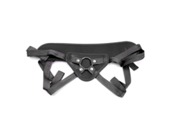 Arnés De Cuero Pu Suave Ergonómico Ajustable Para Dildo Strap On Para Parejas Lesbianas Negro