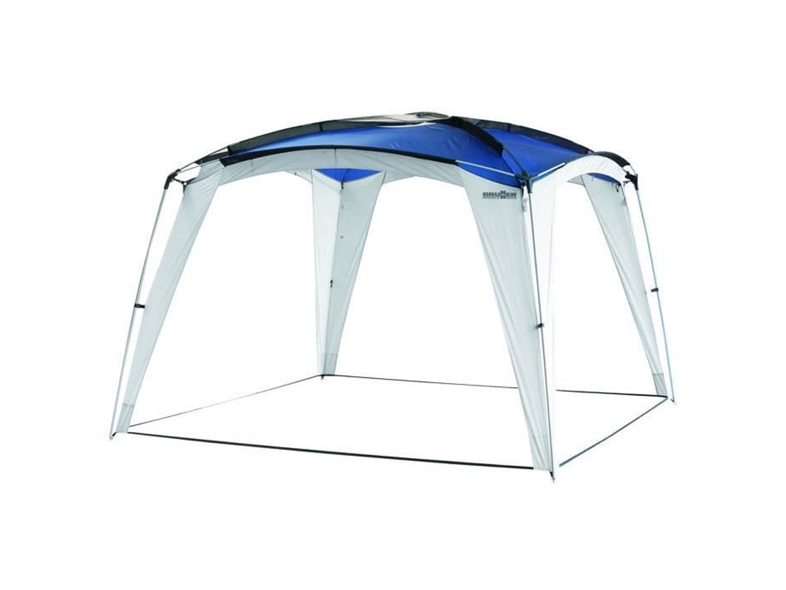 Gazebo Brunner Medusa Ii 300x300 Cm Azul Montaje Rápido Paredes Desmontables