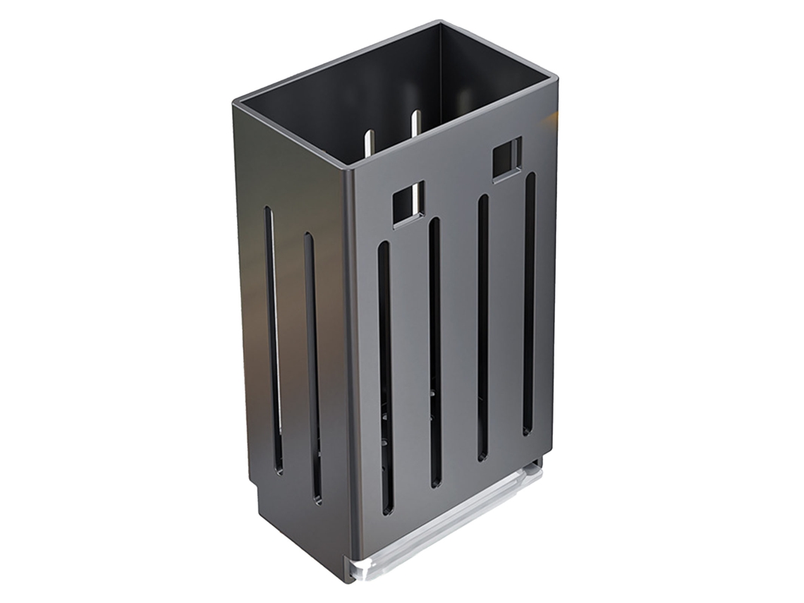 Soporte De Acero Inoxidable Para Palillos De Dientes Con Escurridor Perforado Para Utensilios De Cocina.