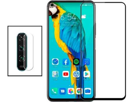 Kit Protector de Cámara Trasera Huawei Honor 20 Pro PHONECARE y Cristal Templado 5D Full Cover