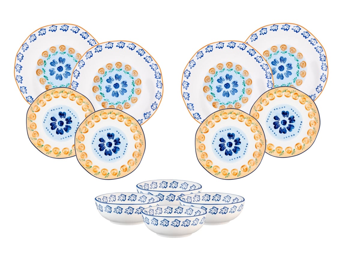 Set Napoli Essentials 12 piezas Citrus Bjorn