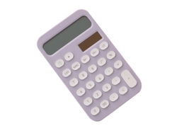 Calculadoras de bolsillo Eifson con 4 funciones, regalo para la vuelta al cole (rosa)