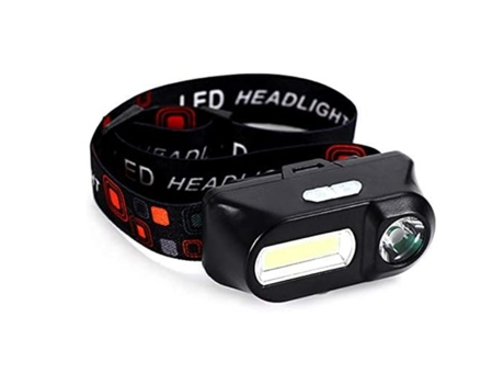 Linterna frontal Mini recargable LED Linterna frontal Sensor de movimiento del cuerpo Linterna de camping Linterna de cabeza Lámpara de antorcha co...