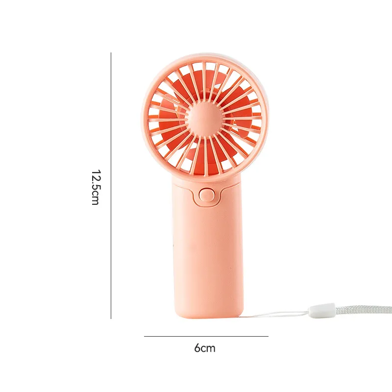 Ventilador Portátil (rosa, Pilas No Incluidas), Práctico Y Pequeño, De Bolsillo, Ligero Y Portátil.