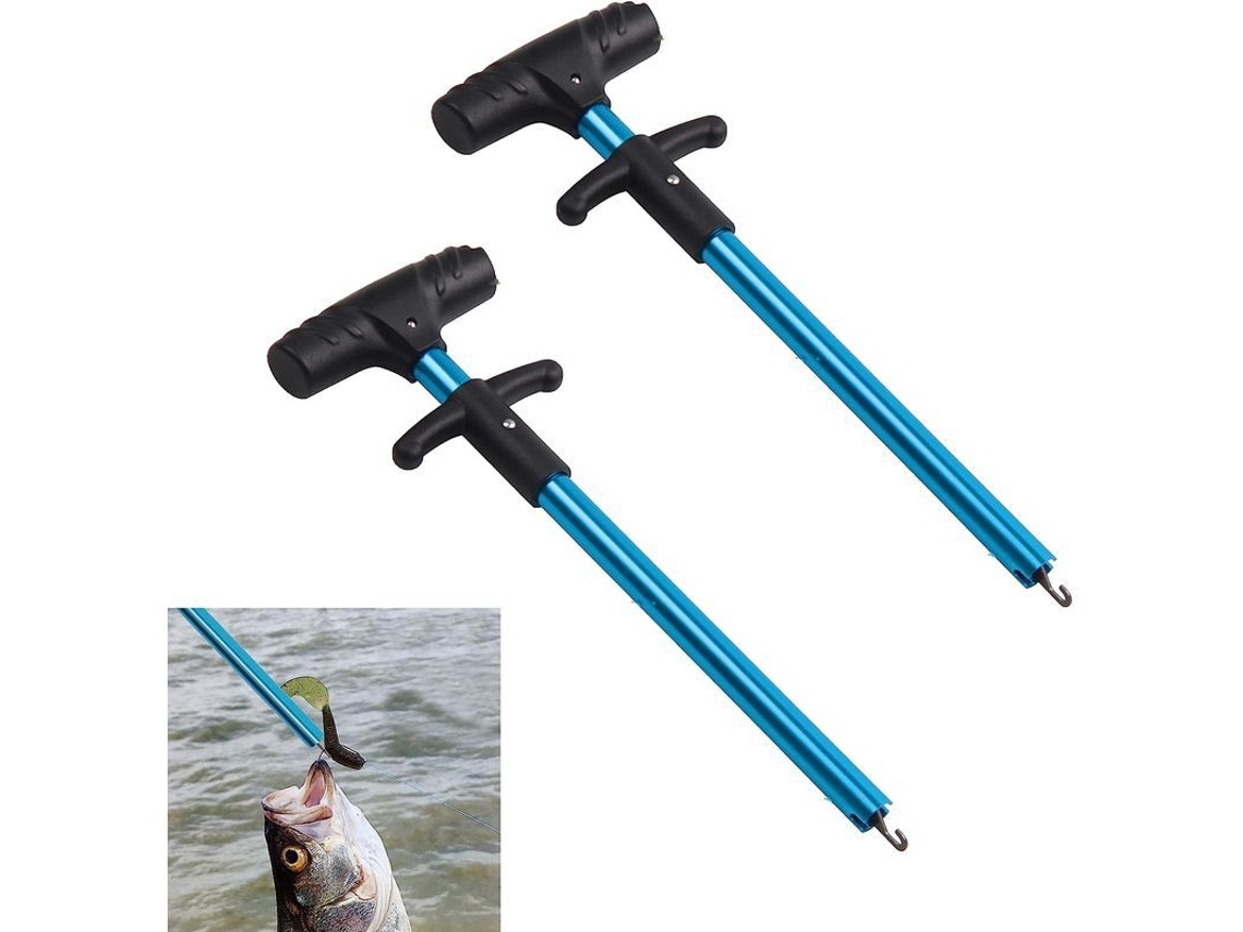 2026altiro-herramienta Portátil De Aluminio En Forma De T Para Extraer Anzuelos De Pesca (2 Unidades) Para Minimizar Las Lesiones.