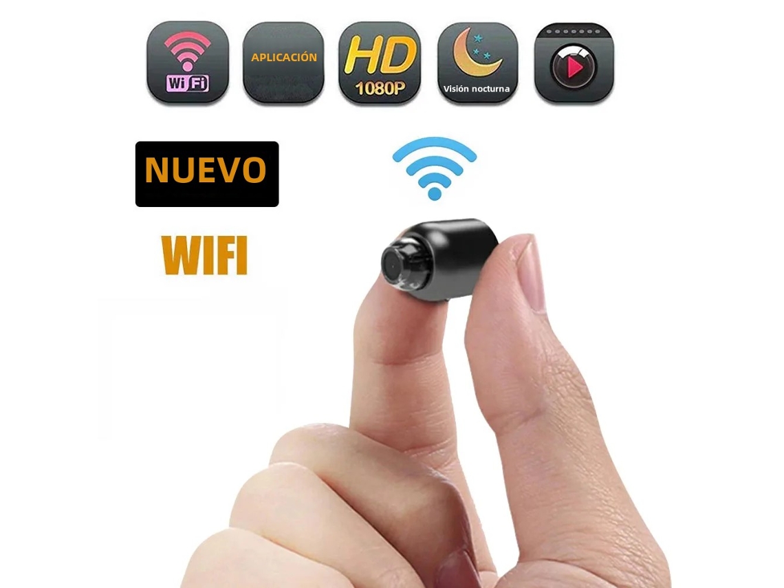 Mini cámara Wifi X5 HD 1080p con detector de sonido integrado Mdug