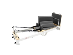 Reformer de Pilates - Monstershop - Plegable, aluminio, capacidad de peso de 200 kg, muelles ajustables, accesorios