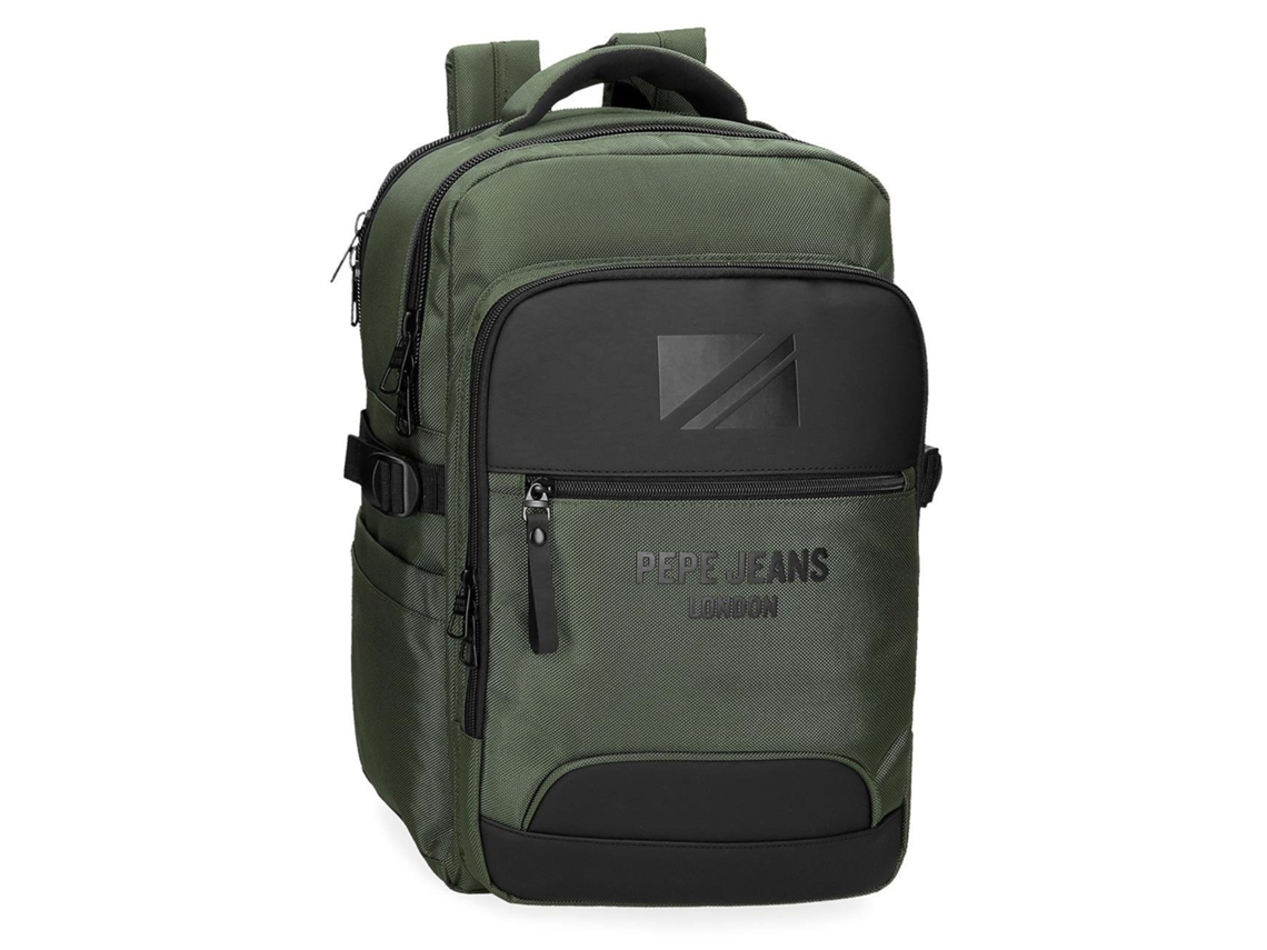 PEPE JEANS Mochila Para Portátil Poliéster Bromley Verde