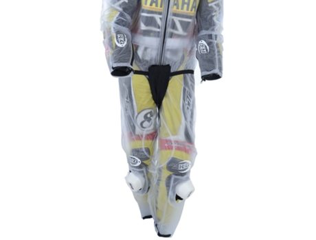 Pantalones de Moto Unisex R&G RACING (L - Blanco)