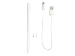Lápis Estilo Capacitivo Com Ponta Fina Sensível À Pressão E 2 Pontas Para Tablet Ios X Pro Air Mini