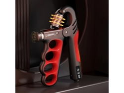 Entrenador De Fuerza De Agarre Con Conteo, Expansor Mecánico De Muñeca, Resistencia Ajustable, Rojo Siurn