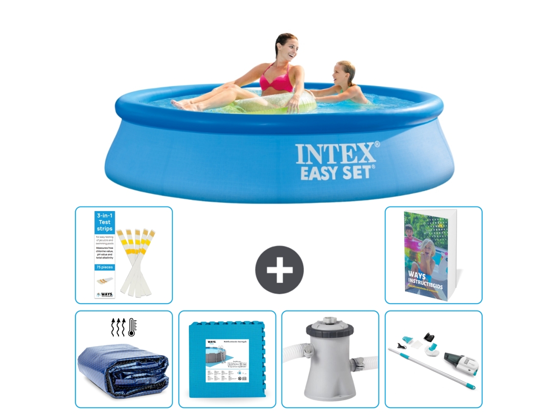 Intex Piscina Easy Set Redonda - 244x61 Cm - 7-peças S145