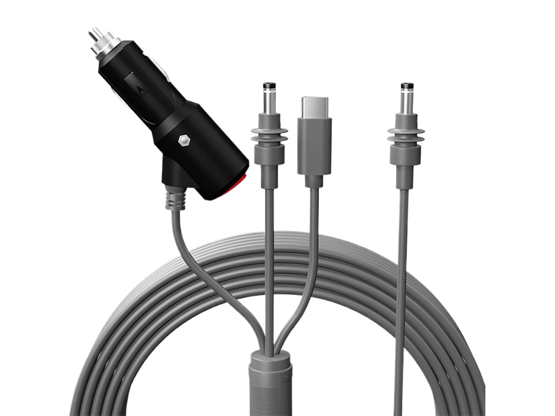Cable De Alimentación Para Cargador Multifuncional Para Exteriores Plug And Play