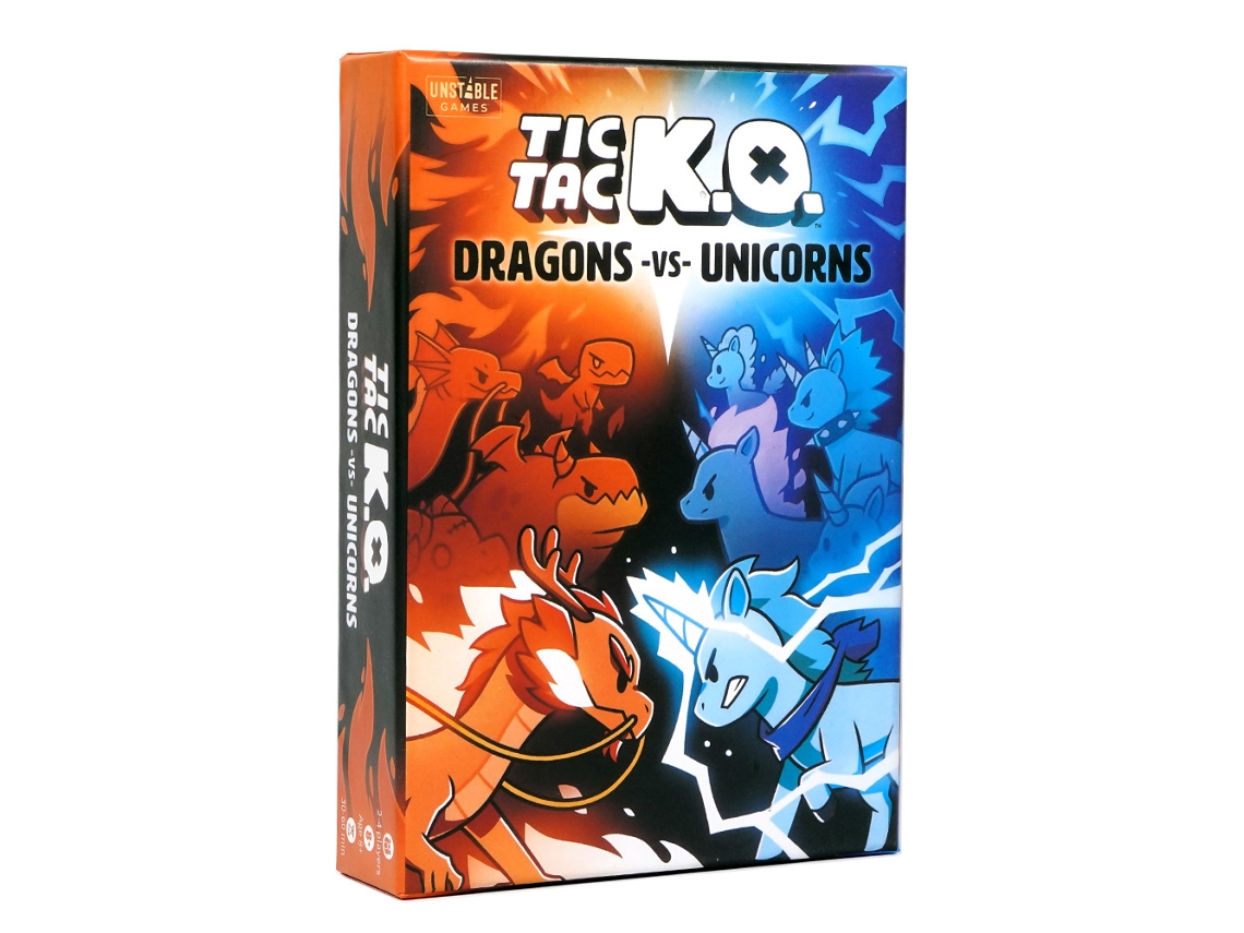 La Versión En Inglés Del Juego De Mesa "dragon And Unicorn", Un Juego De Mesa Informal Para Fiestas.