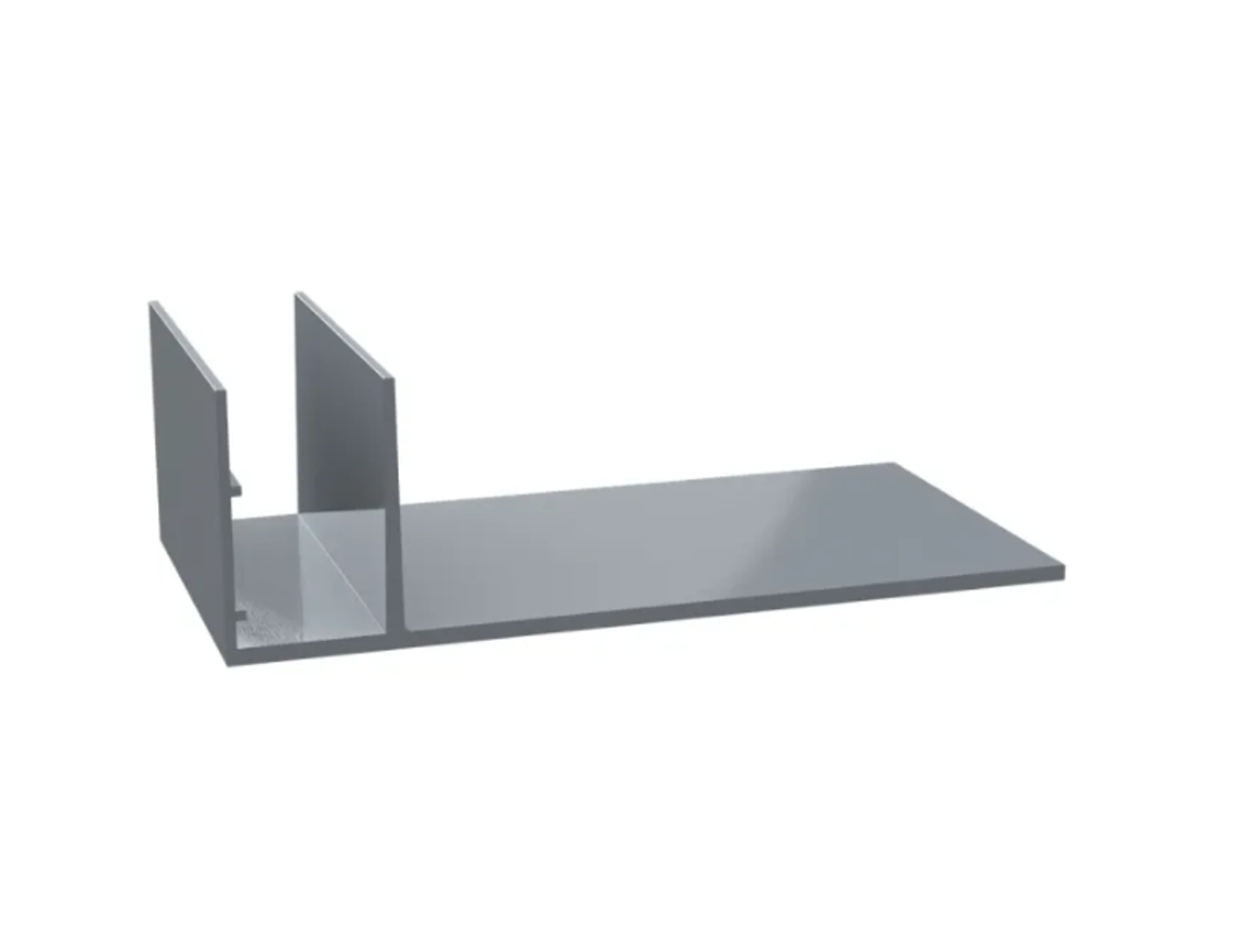 Renoplast® Perfil Lineal De Aluminio Renodrain | Suelo Ventilado | Soporte Para Canaleta De Cables Renodrain Xl