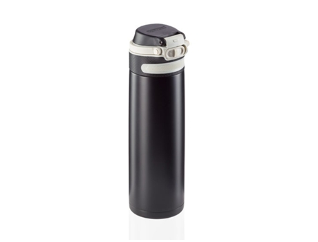 LEIFHEIT 03271 taza de viaje 600 ml Negro Acero inoxidable