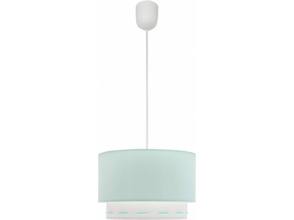 Lámpara de Techo FABRILAMP Trazos (Azul - E27 - Máx. 60W - Tela)