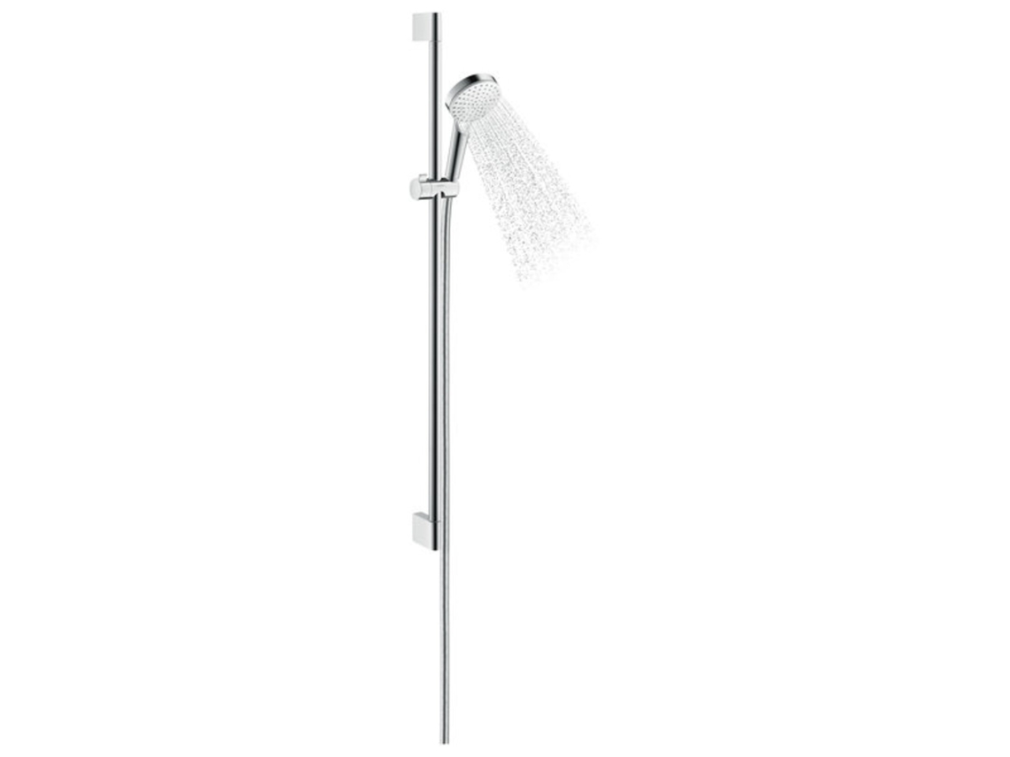 Hansgrohe Crometta Set De Ducha 1jet Con Barra De Ducha 90 Cm, 26537400, Blanco/cromo