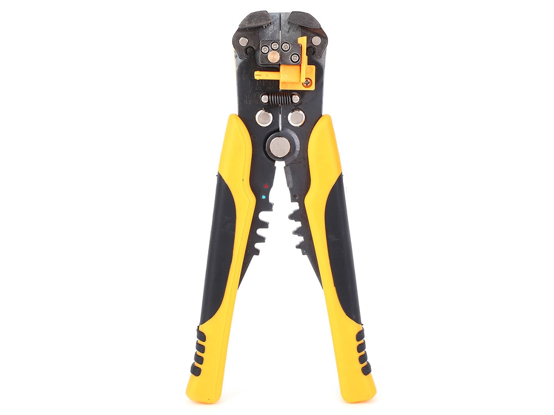 Alicates Pelacables Automáticos Multifuncionales De 8 Pulgadas Para Terminales Y Cables Con Herramienta De Crimpado.