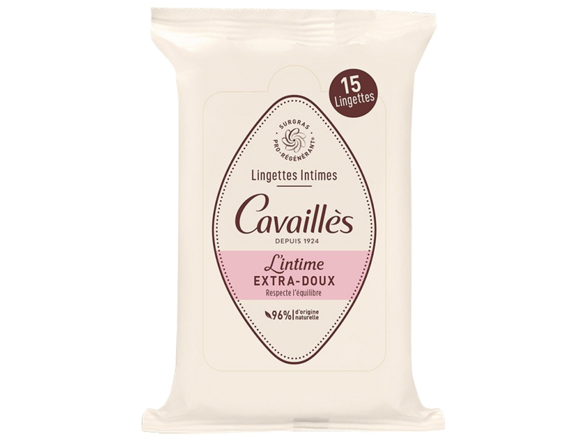Toallita Íntimas Extra-Suaves 15 Toallitas ROGÉ CAVAILLÈS