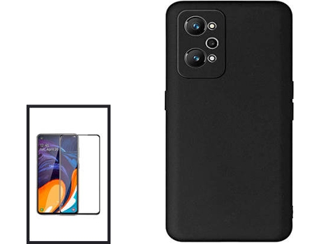 Kit Carcasa + Protector de Pantalla Realme Gt Neo2 GIFT4ME Negro