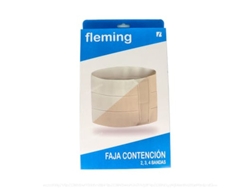 Cinturón elástico de soporte abdominal, velcro, Cont. 3B, T/3, 110-130 cm, Bln., FLEMING