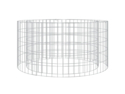 Brasero De Gaviones VIDAXL Plateado Hierro (Ø 100 cm)
