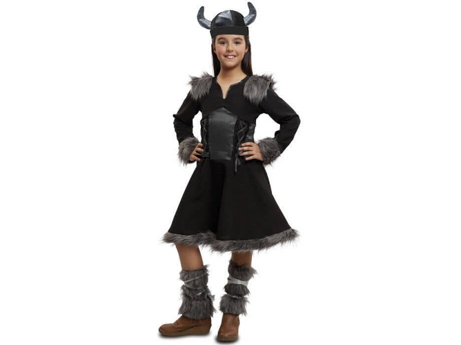 Disfraz de Niña DISFRAZZES Vikinga (Talla: 5 a 6 años)