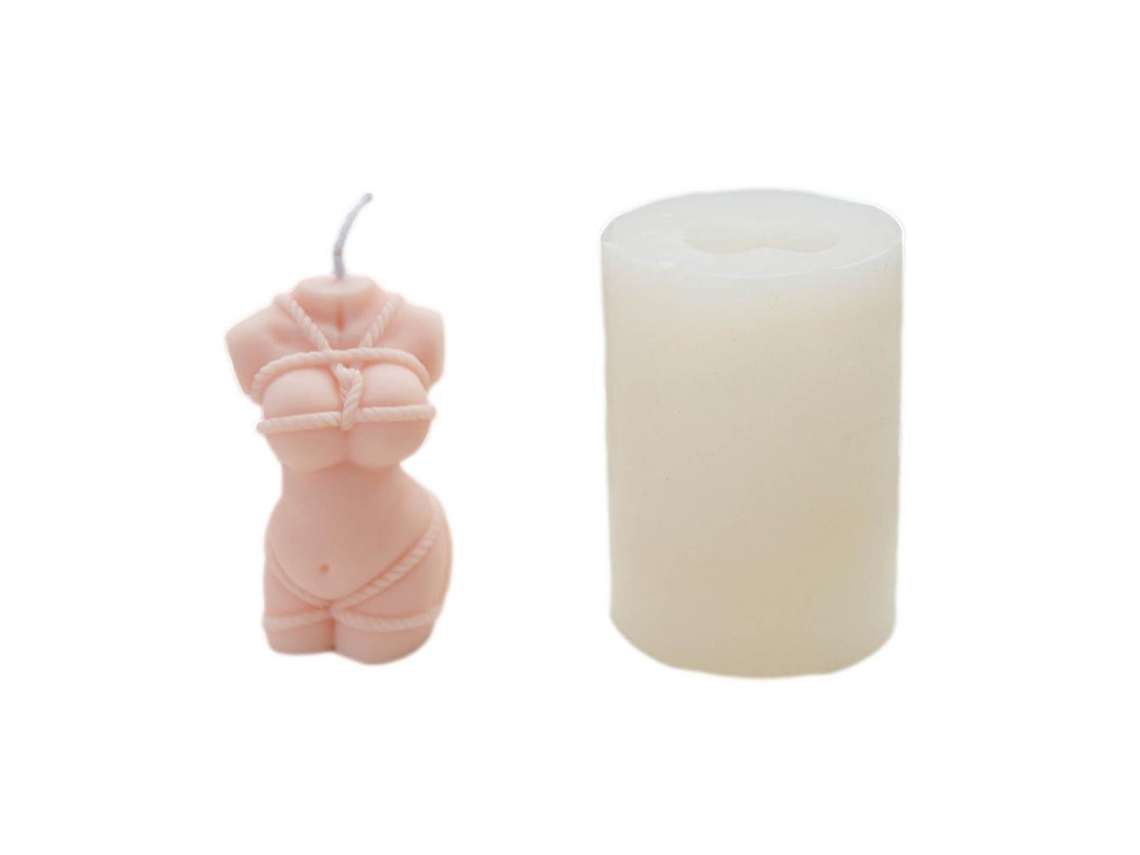 Molde De Silicona 3d Para Fabricar Velas, Jabones Y Arte Corporal