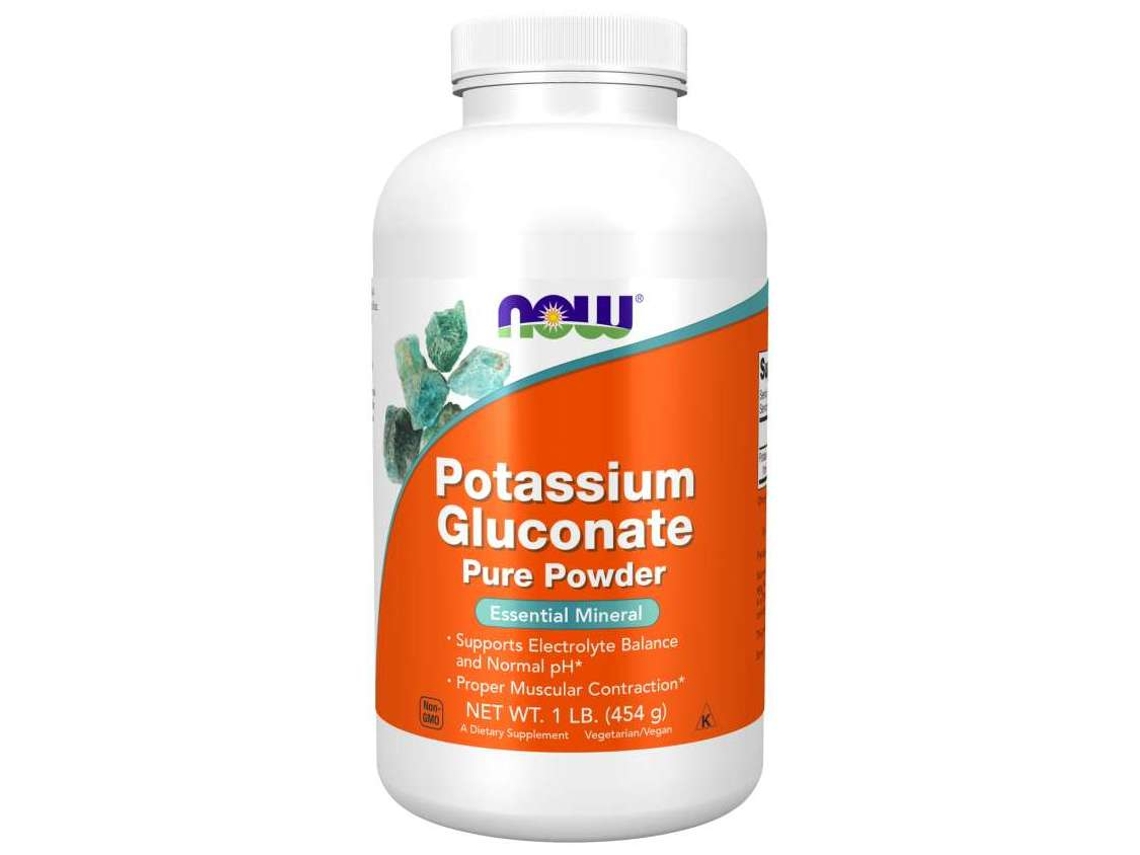 NOW FOODS Potassium Gluconate Powder 454 Gr