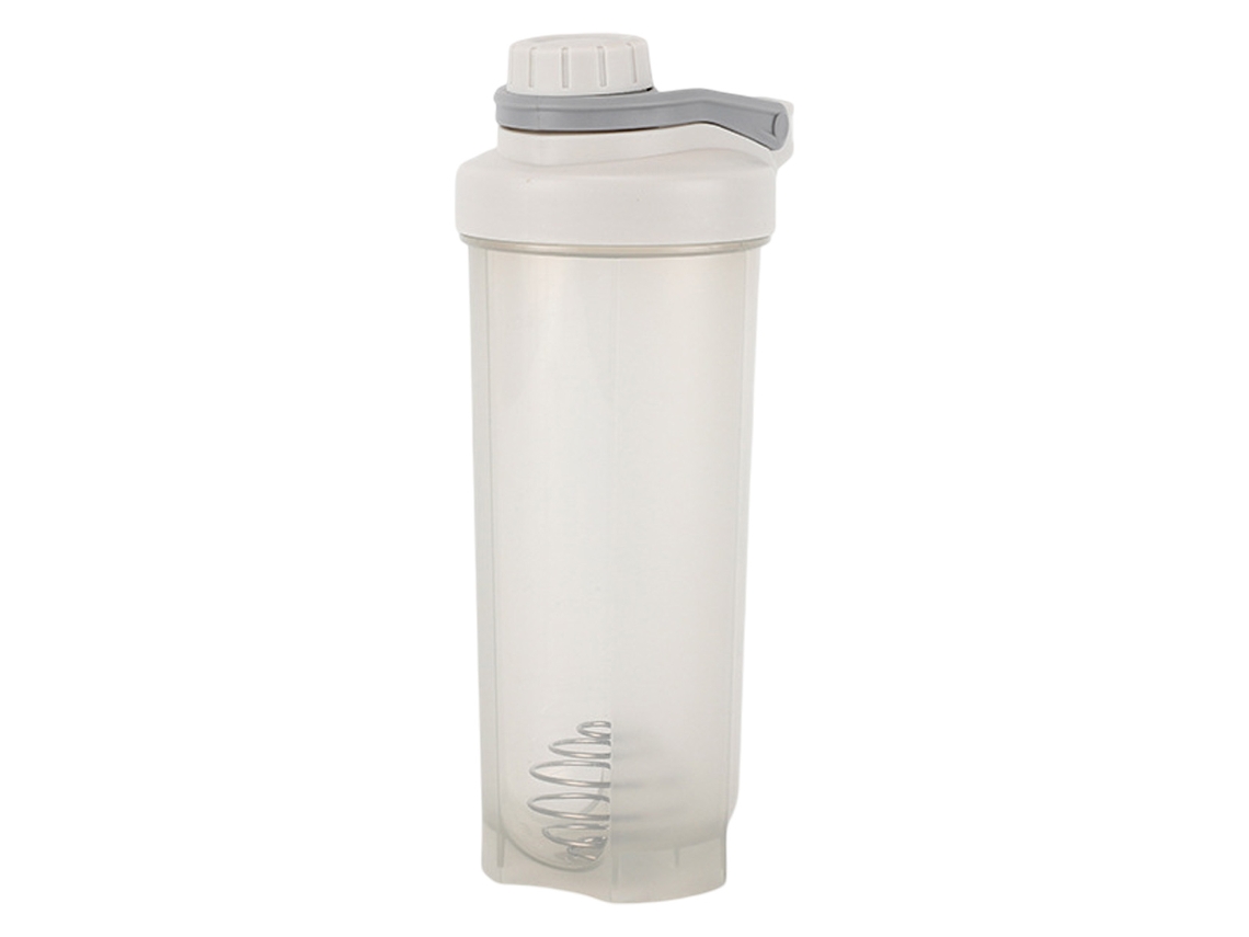 Botella mezcladora de proteínas con tapa giratoria, 710 ml, con bola mezcladora y vaso mezclador