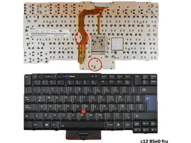 Teclado para Portátil Lenovo Cs12-85E0 04X1211