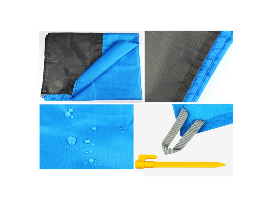 Colchón Impermeable Para Camping, Manta Portátil Para La Playa, Manta Para Picnic Al Aire Libre, Poliéster De 1,4 X 2 M