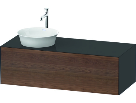 DURAVIT Tulip blanco, mueble de pared, ancho 1300 x fondo 550mm, con 1x extraíble, con tecnología tip-on, WT4977L