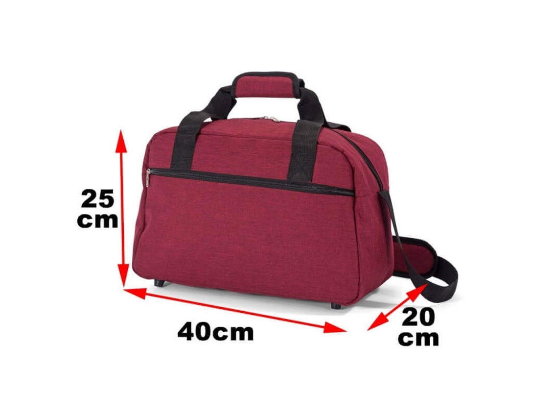 Bolsa de viaje Ryanair 40cm Bz5528 Rojo Benzi