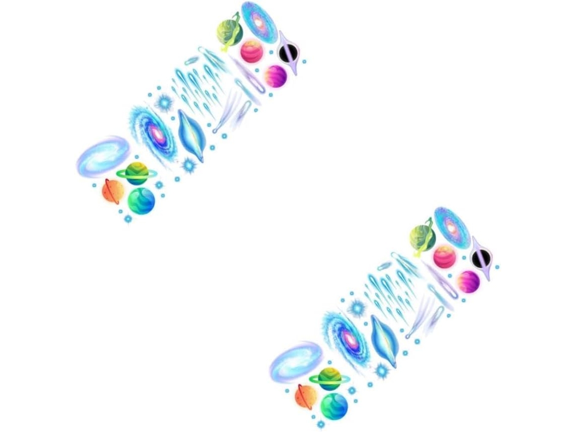 Juegos De Pegatinas Luminosas Brillantes Para Pared, Para Dormitorio, Pegatinas Con Luz Led