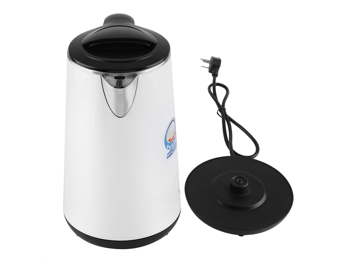 Hervidor eléctrico de acero inoxidable de 1,8 l y alta potencia de 220 V para agua, té y café.
