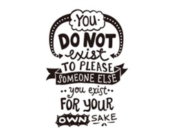 2026-pegatina Decorativa "you Do Not Exist" Para Pared, Fondo De Sala De Estar Y Dormitorio, Adhesivo De Pared